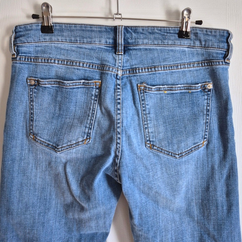 AS IS* Anthro Pilcro and the Letterpress embellished boyfriend jeans womens 29 - Picture 15 of 15